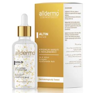 Alldermo Altın Serum 30 ml Kırışık Karşıtı Nemlendirici - Alldermo