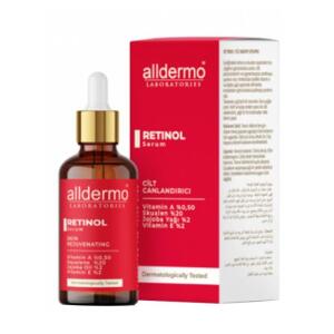 Alldermo Retinol Serum Cilt Canlandırıcı 30ml - Alldermo