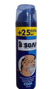 B Soap Kremli Tıraş Köpüğü Cool 225ml - B Soap