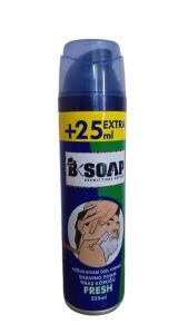 B Soap Kremli Tıraş Köpüğü Fresh 225ml - B Soap