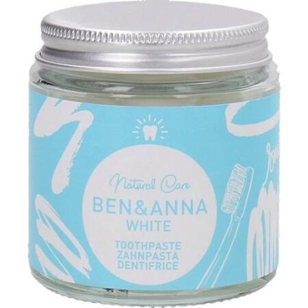 Ben & Anna Natural Beyaz Diş Macunu 100 ml Cam Kavanozda - 1