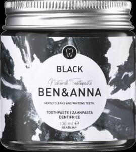 Ben & Anna Natural Siyah Diş Macunu 100 ml Cam Kavanozda - Ben & Anna