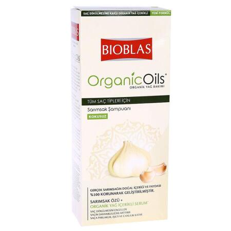 Bioblas Botanic Oils Besleyici ve Onarıcı Sarımsak Şampuan 360 ml Tüm Saç Tipleri İçin Kokusuz - 1