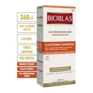 Bioblas Şampuan Saç Dökülmesine Karşı Caffeine+ Ginseng 360ml - 2