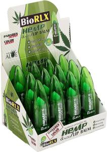 BioRLX Hemp Oil SPF15 Aloe Vera Lip Balm Color Free Kenevir - BioRLX
