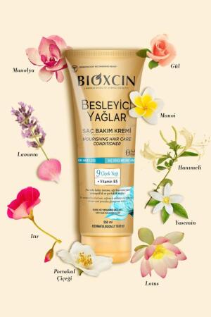 Bioxcin Besleyici Yağlar Saç Bakım Kremi 250 ml 9 Çiçek Yağı + Vitamin B5 - 7