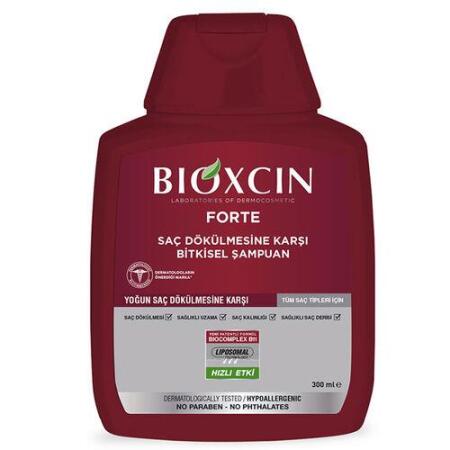 Bioxcin Forte Şampuan 300 ml - 3al2 Öde Tüm Saç Tipleri için Yoğun Saç Dökülmesine karşı - 3