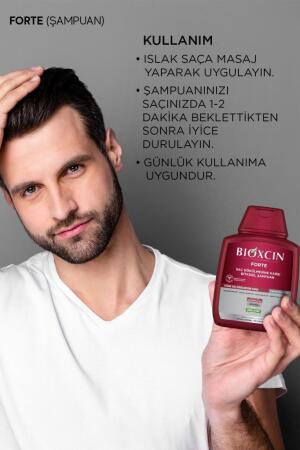 Bioxcin Forte Şampuan 300 ml - 3al2 Öde Tüm Saç Tipleri için Yoğun Saç Dökülmesine karşı - 7