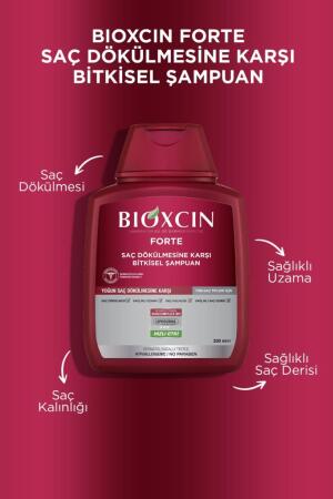Bioxcin Forte Şampuan 300 ml - 3al2 Öde Tüm Saç Tipleri için Yoğun Saç Dökülmesine karşı - 8