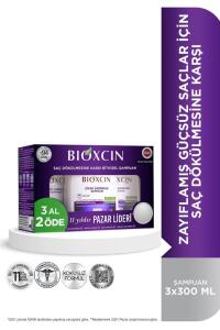 Bioxcin Siyah Sarımsak Şampuanı 300 ml - 3al2 Öde Tüm Saç Tipleri için - Bioxcin