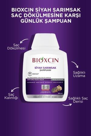 Bioxcin Siyah Sarımsak Şampuanı 300 ml - 3al2 Öde Tüm Saç Tipleri için - 4