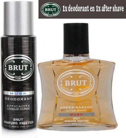 Brut Set AfterShave 100 ml+Deo 200 ml Musk - 1