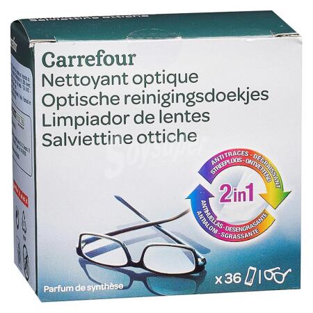 Carrefour Gözlük Temizleme Mendili 36lı Paket - 1