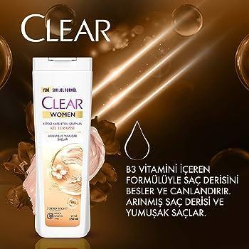 Clear Women Kepeğe Karşı Etkili Şampuan Kil Terapisi 485 ml - 2