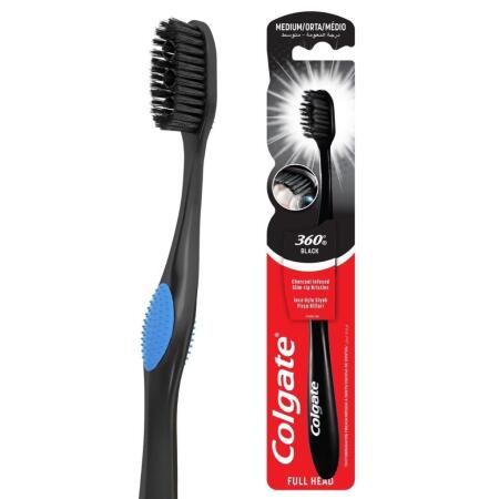 Colgate 360 Charcoal Siyah Diş Fırçası Orta - 2