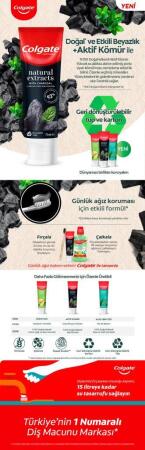 Colgate Natural Saf Temizlik Diş Macunu 75ml - 3