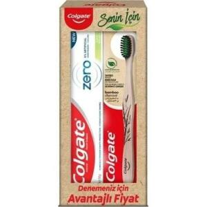 Colgate Zero Diş Macunu 98ml + Bamboo Tekli Fırça - Colgate