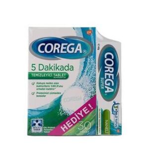 Corega Diş Protezi Temizleyici Tablet+ Naneli Yapıştırıcı - Corega