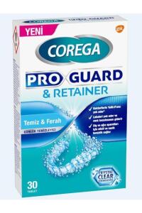 Corega Pro Guard & Retainer Protez Diş Temizleme Tablet 30lu - Corega