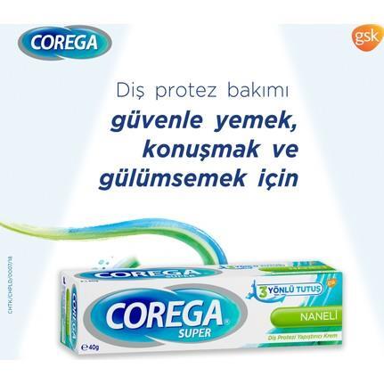 Corega Protez Yapıştırıcı Krem 40 gr Naneli - 2