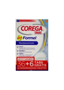 Corega Tabs Protez Temizleyici Tablet 42li (36+6) - Corega