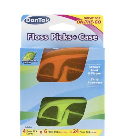 DenTek Comfort Temiz Diş İpi Seçenekleri + Seyahat Kılıfı 24lü - 1