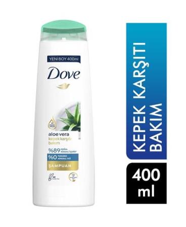 Dove Kepek Karşıtı Bakım Şampuanı Aloe Vera 400 ml - 1