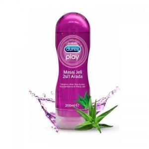 Durex Play 2si1 Arada Aloe Vera içeren Kayganlaştırıcı ve Masaj Jeli 200 ml - Durex