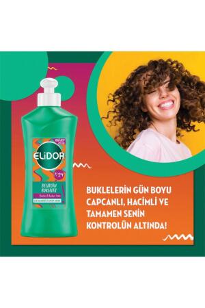 Elidor 7/24 Belirgin Bukleler Şekillendirici Bakım Kremi 265 ml Elastin&Badem Sütü - 4