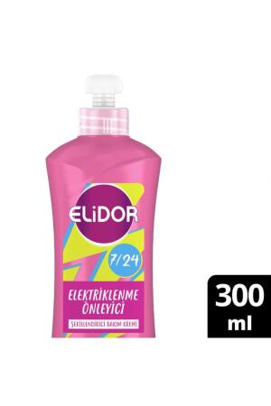 Elidor 7/24 Elektriklenme Önleyici Şekillendirici Bakım Kremi 300 ml Argan Yağı&Bal - 1