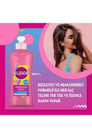Elidor 7/24 Elektriklenme Önleyici Şekillendirici Bakım Kremi 300 ml Argan Yağı&Bal - 4