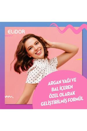 Elidor 7/24 Elektriklenme Önleyici Şekillendirici Bakım Kremi 300 ml Argan Yağı&Bal - 5