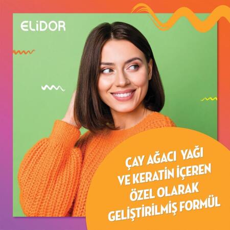 Elidor 7/24 Onarıcı Etkili Şekillendirici Bakım Kremi 300 ml Keratin&Çay Ağacı Yağı - 4