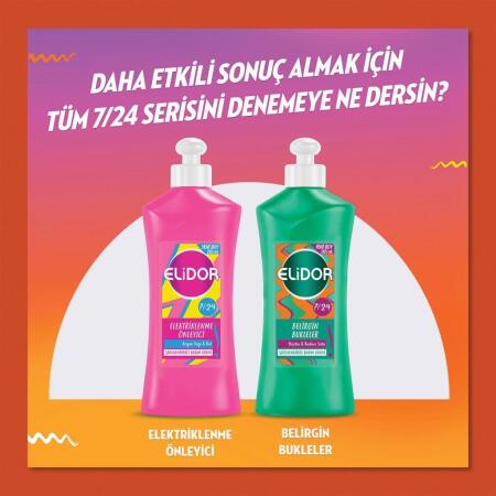Elidor 7/24 Onarıcı Etkili Şekillendirici Bakım Kremi 300 ml Keratin&Çay Ağacı Yağı - 5