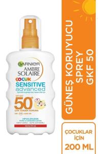 Garnier Ambre Solaire Çocuk Güneş Spreyi SPF50+ 200 ml - Garnier