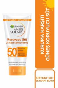 Garnier Ambre Solaire Güneş Koruyucu Süt SPF50+ Seyahat Boyu 50 ml - Garnier
