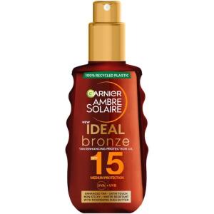 Garnier Ambre Solaire İdael Bronzluk Koruyucu 150 ml SPF15 Yağ - Garnier