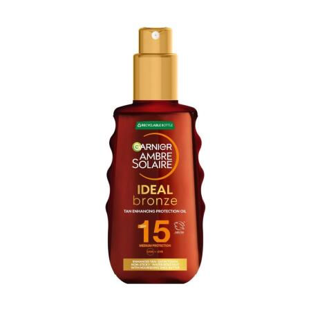 Garnier Ambre Solaire İdael Bronzluk Koruyucu 150 ml SPF15 Yağ - 2