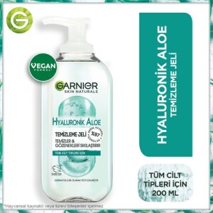 Garnier Hyaluronik Aloe Yüz Temizleme Jeli 200 ml - Garnier