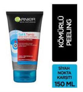 Garnier Saf&Temiz Kömürlü Siyah Nokta Karşıtı Peeling 150ml - Garnier