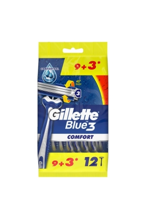 Gillette Blue3 Comfort Tıraş Bıçağı 12'li Poşet