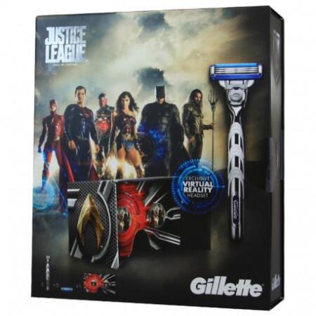Gillette Mach3 Turbo Traş Makinası Justice League VR - 1
