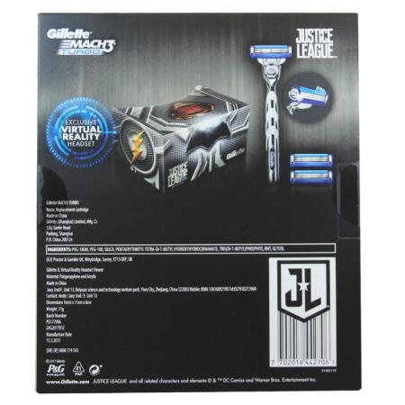 Gillette Mach3 Turbo Traş Makinası Justice League VR - 14