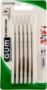 Gum Arayüz Fırçası Bi-Direction 0.7 mm 6 lı 2114 - Gum