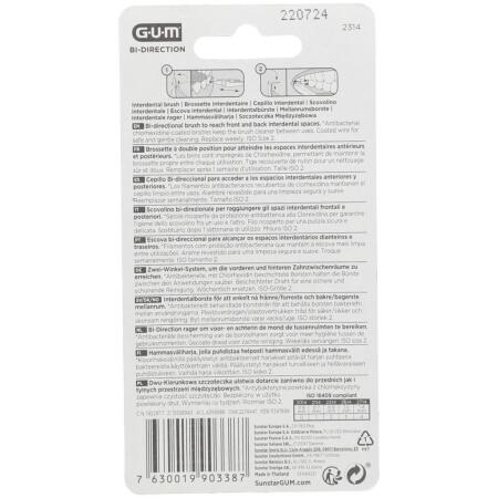 Gum Arayüz Fırçası Bi-Direction 0.9 mm 6 lı 2314 Size 2 - 2
