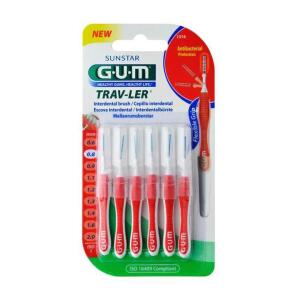 Gum Arayüz Fırçası Trav-ler 0.8 mm 6 lı 1314 - Gum