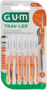 Gum Arayüz Fırçası Trav-ler 0.9 mm 6 lı - Gum