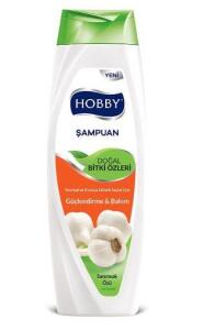 Hobby Şampuan 600 ml Normal ve Kuru Saçlar için Güçlendirme Bakım Sarımsak Özlü - Hobby