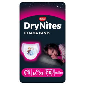 Huggies Drynites 3-5 Yaş 5 katlı Kız Emici Gece Külodu 16-23 kg 10lu - Huggies