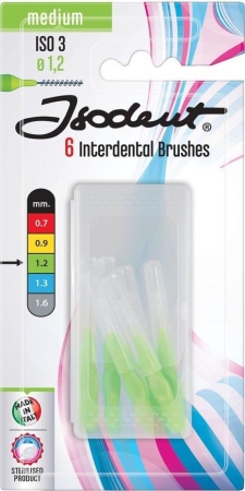 İsodent Interdent Brush 1,2 mm Medium 6 lı